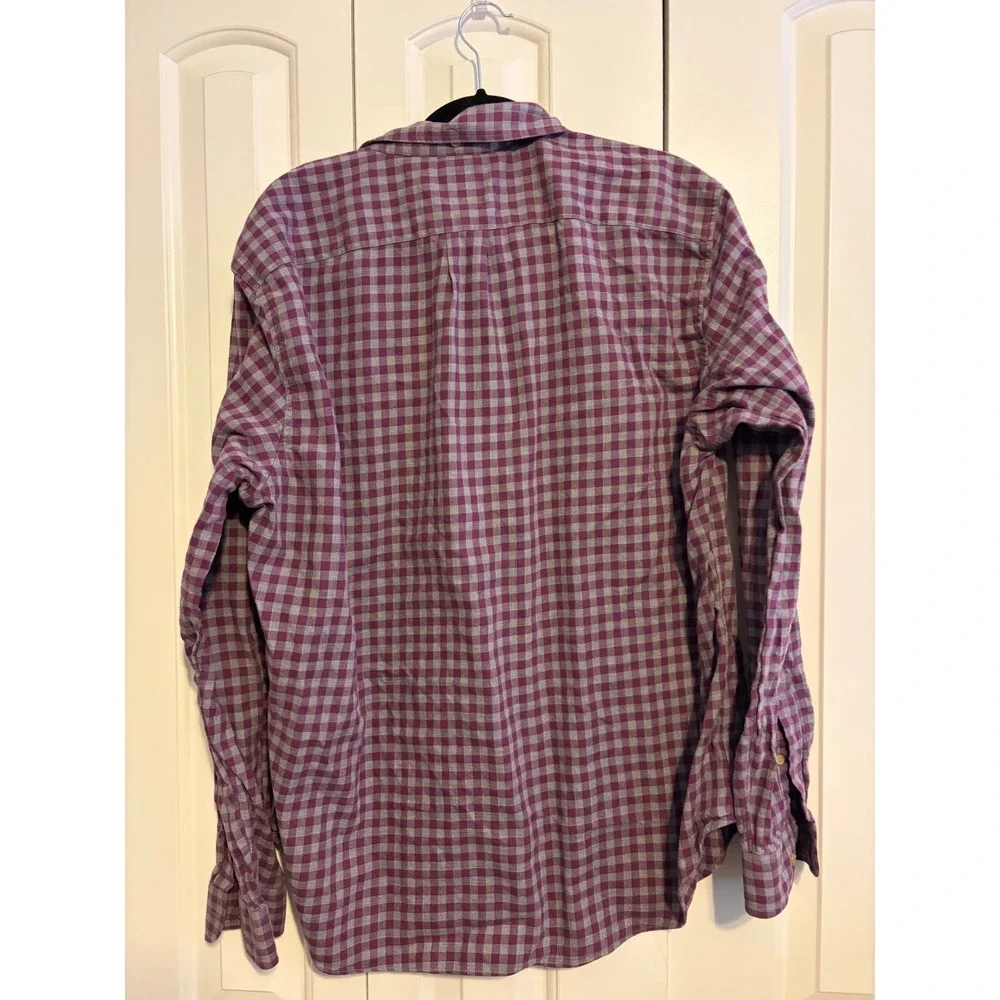 J. Crew Mens Workshirt Plaid Button Down Long Sleeve Cotton‎ XLarge